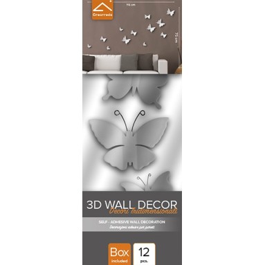 confezione prodotto spring decor white butterflies