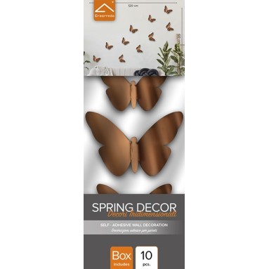 confezione prodotto spring decor bronze butterflies