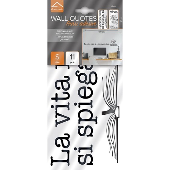 confezione prodotto frase adesiva pirandello