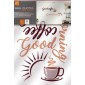 confezione prodotto frase adesiva good coffee