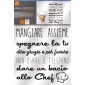 confezione prodotto frase adesiva regole della cucina