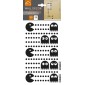 confezione prodotto wall sticker pac-man