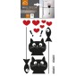 confezione prodotto wall sticker cat & fish