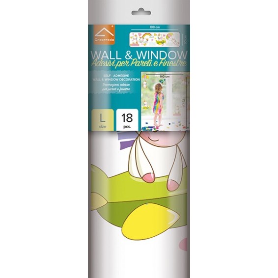 confezione prodotto adesivi murali per camerette baby unicorn