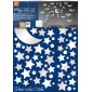confezione prodotto adesivo fosforescente camerette starry night
