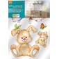 confezione prodotto adesivo per camerette cute animals