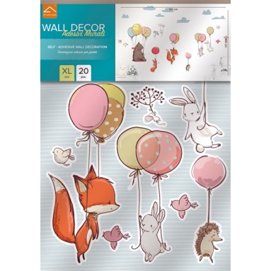 confezione prodotto adesivo per camerette funny bears