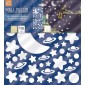 confezione prodotto per camerette adesivo fosforescenti stelline