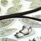 dettaglio prodotto decorazioni 3d ramo e farfalle