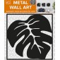 confezione prodotto metal wall art leaf modello 2