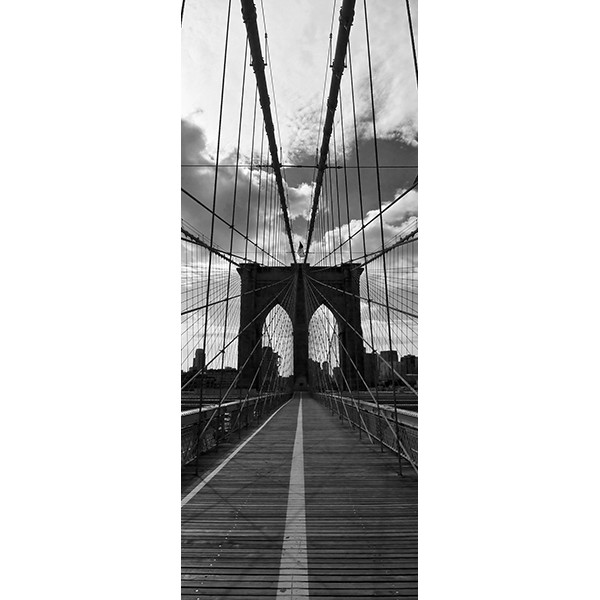 grafica prodotto rivestimento per porta brooklyn bridge