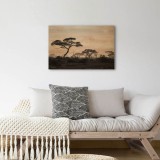 setting of custom wooden pictures savannah 48x72 cm