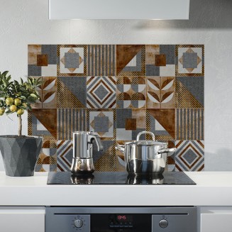 room kitchen panel sand tiles