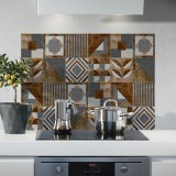 ambientazione frontale kitchen panel sand tiles