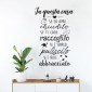 ambientazione frase adesiva in questa casa