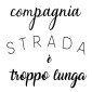 grafica frase adesiva nessuna strada