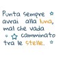 grafica adesivo murale tra le stelle