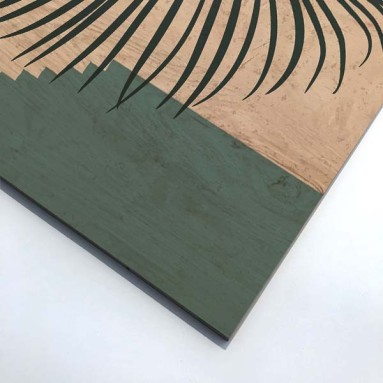 Dettaglio Wood Art Ferns & Hills 1