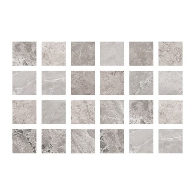 sheet piastrelle adesive marmo grigie 10x10cm 24pcs