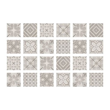 sheet piastrelle adesive effetto sabbia 10x10cm 24pcs