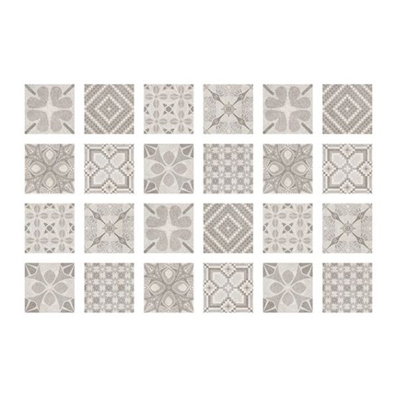sheet piastrelle adesive effetto sabbia 10x10cm 24pcs