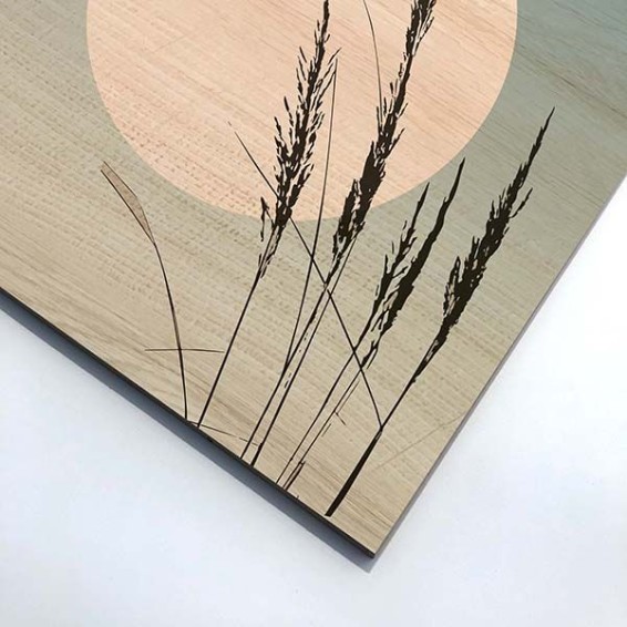 detail trittico in legno cieli mediterranei