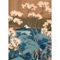 grafica wood art japanese flower 30x42 cm