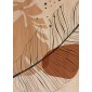 grafica wood art leaves black color 01 30x42 cm
