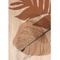 grafica wood art leaves black color 03 30x42 cm