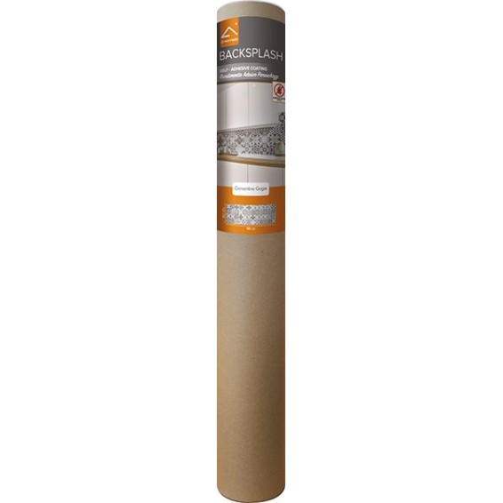 Confezione Praschizzi Adesivo Cementine Tortora 180x60cm