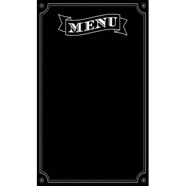Grafica Lavagna Adesiva Menu 30x50 cm
