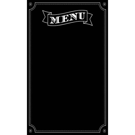 Grafica Lavagna Adesiva Menu 30x50 cm