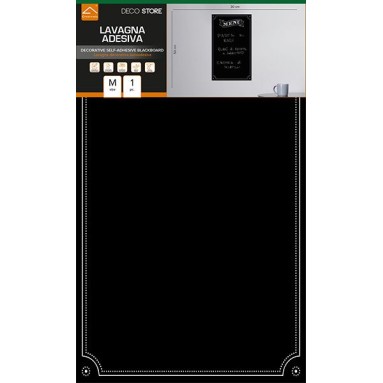 Confezione Lavagna Adesiva Menu 30x50 cm