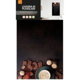 Confezione Lavagna in Plexiglass Chocolate 30x50 cm