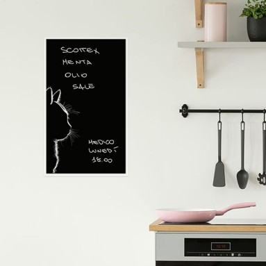Ambientazione Lavagna in Plexiglass Silhouette Cat