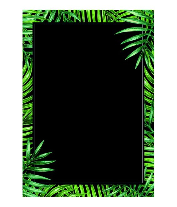 Grafica Lavagna Adesiva Tropical 47x67 cm