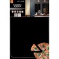 Confezione Lavagna Adesiva Pizza 47x67 cm