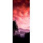 Grafica Rivestimento per Porta Mountain Sunset 83x210 cm