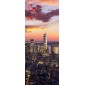 Grafica Rivestimento per Porta New York Sunset 83x210 cm