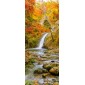 Grafica Rivestimento per Porta Waterfall in the Wood 83x210 cm