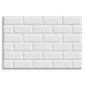 Paraschizzi white bricks 48x72 cm