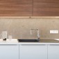 Ambientazione Paraschizzi Adesivo Travertine Stone