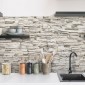 Ambientazione Paraschizzi Adesivo Beige Stones