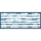 Grafica Passatoia in Vinile Blue Tropical 120x50 cm