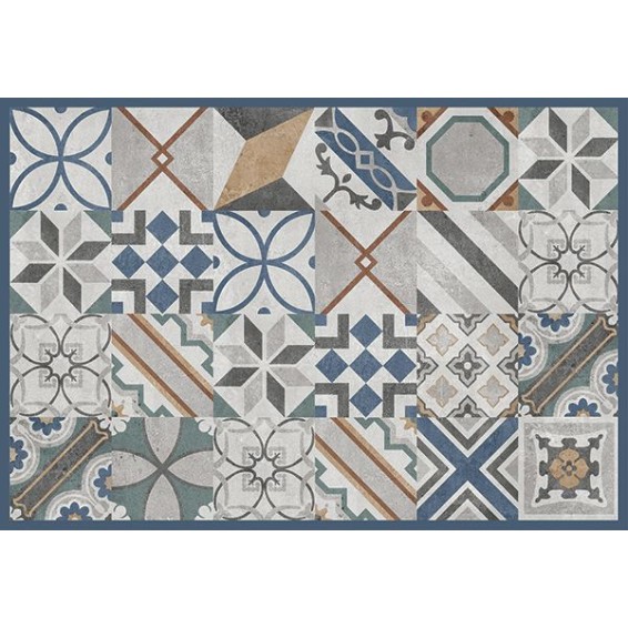 Grafica Set di 4 Tovagliette Blue Tiles 