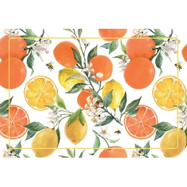 Grafica Set di 4 Tovagliette Citrus 