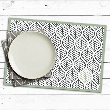 Ambientazione Set di 4 Tovagliette Leaves