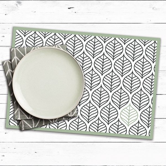 Ambientazione Set di 4 Tovagliette Leaves