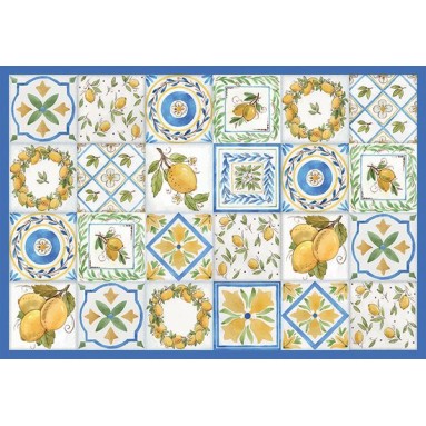 Grafica Set di 4 Tovagliette Lemon 