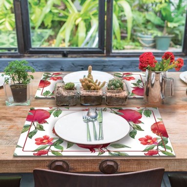 Ambientazione Set di 4 Tovagliette Pomegranate